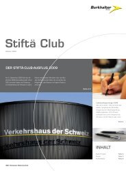 Stiftä Club - Burkhalter Holding AG