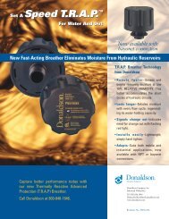 T.R.A.P. Breather NEW! - Donaldson Company, Inc.