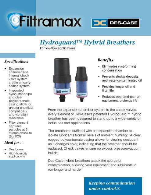 Hybrid Breathers - Filtramax