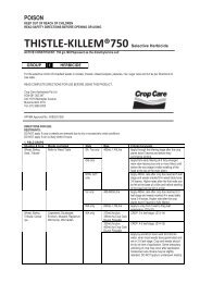 THISTLE-KILLEM®750 Selective Herbicide - Products - Crop Care ...