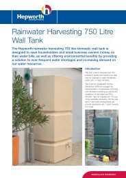 Rainwater Harvesting 750 Litre Wall Tank - ASC Info