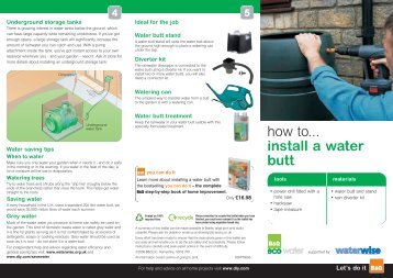 how to... install a water butt - B&Q