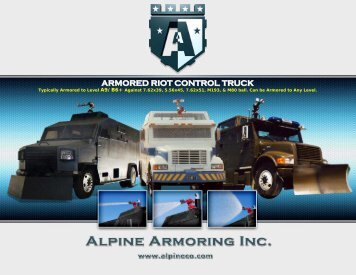 ARMORED RIOT CONTROL TRUCK - Alpine Armoring Inc.