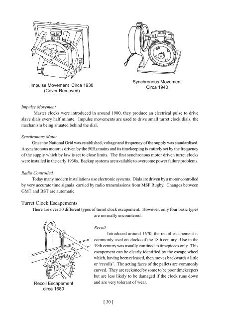 THE TURRET CLOCK KEEPER'S HANDBOOK - Horology - The Index