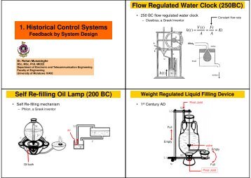 1. Historical Control Systems Flow Regulated Water Clock (250BC ...