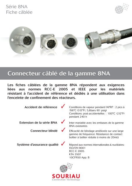 Câble de TYPE C I/O Connecteur étanche Filetage Montage sur