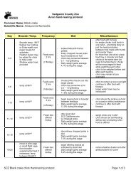 SCZ Black crake chick Handrearing protocol Page 1 of 3 Sedgwick ...