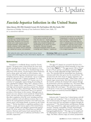 Fasciola hepatica Infection in the United States - LabMedicine