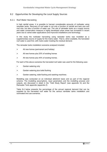 Eurobodalla Integrated Water Cycle Management Strategy