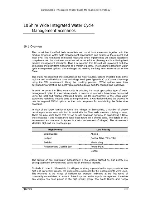 Eurobodalla Integrated Water Cycle Management Strategy