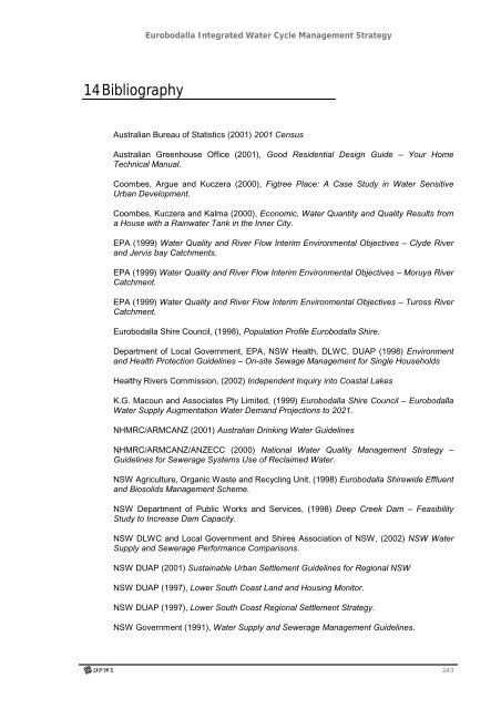 Eurobodalla Integrated Water Cycle Management Strategy