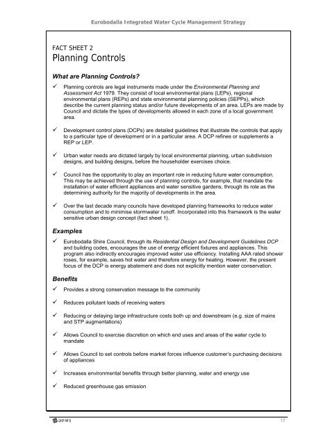 Eurobodalla Integrated Water Cycle Management Strategy