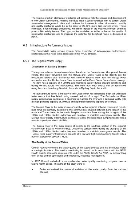 Eurobodalla Integrated Water Cycle Management Strategy