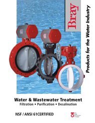 Water & Wastewater Treatment - Bray Controls