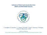 Famiglietti - The NASA Energy and Water cycle Study