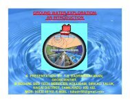 Groundwater Exploration - An Introduction - India Water Portal