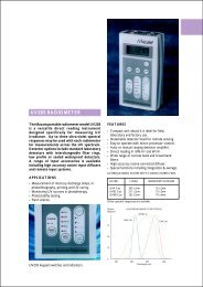 UV203 RADIOMETER - Macam