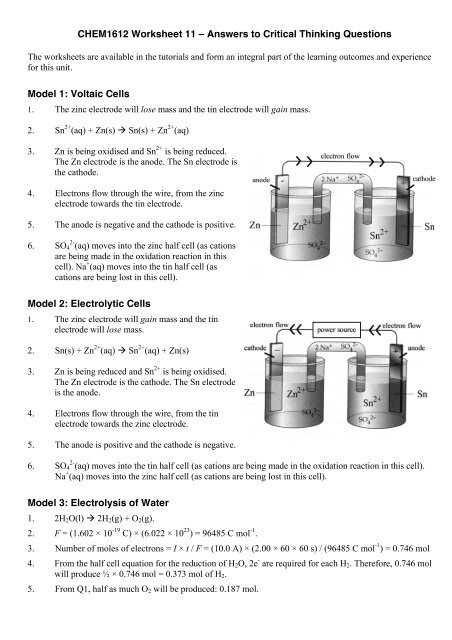 critical thinking of chemistry