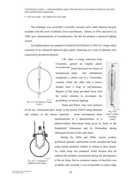 4. First case study – the subdivision of the light - HM Treasury