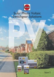 Solar Photo Voltaic Switchgear Solutions - Electrium