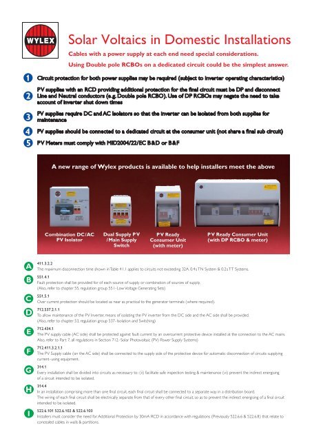 Solar Photo Voltaic Switchgear Solutions - Electrium