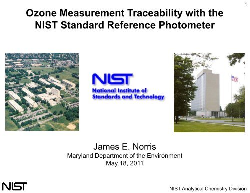 NIST Standard Reference Photometer - MARAMA