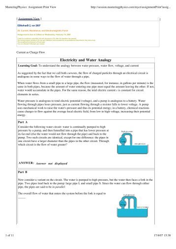 MasteringPhysics: Assignment Print View