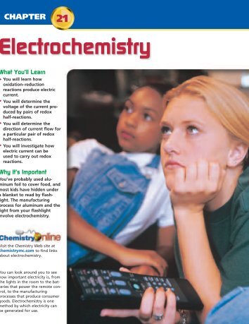 Chapter 21: Electrochemistry - Weironline.net