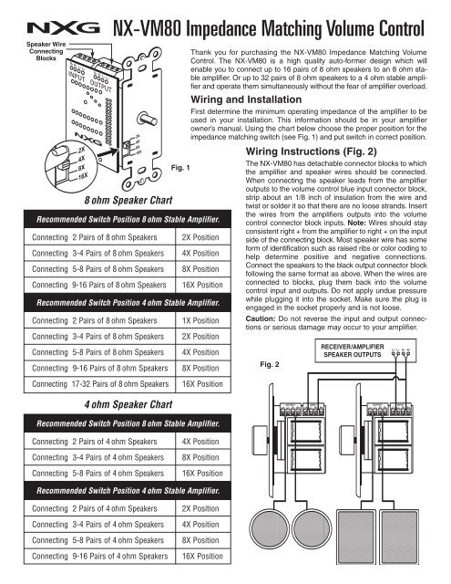 Impedance Matching Stereo Volume Controls