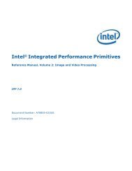 Intel(R) Integrated Performance Primitives for Intel(R) Architecture ...