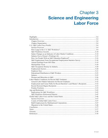 Science and Engineering Indicators 2008, Volume 1 - National ...