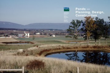Ponds: planning design and construction - eXtension