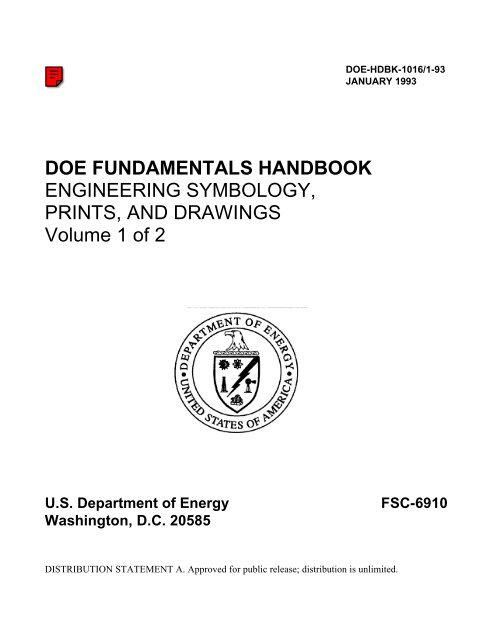 Doe Hdbk 1016 1 93 Doe Fundamentals Handbook Engineering