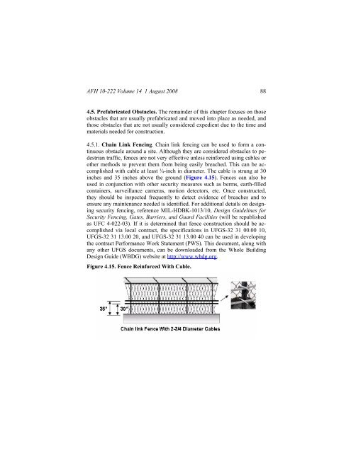 Civil engineer guide to fighting positions, shelters, obstacles