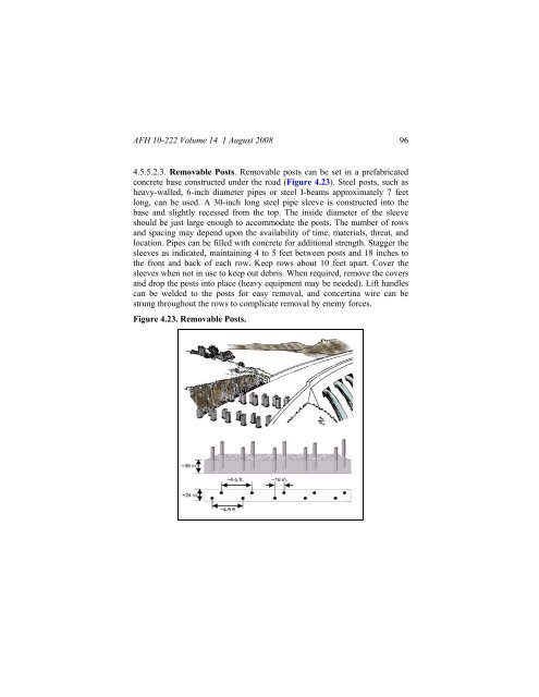 Civil engineer guide to fighting positions, shelters, obstacles