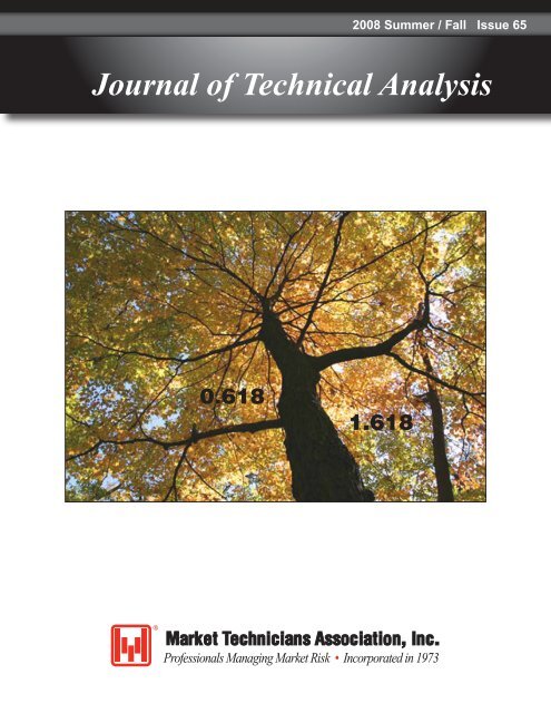 Journal of Technical Analysis - Market Technicians Association