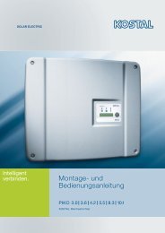 Montage- und Bedienungsanleitung Solar ... - IWS Solar AG