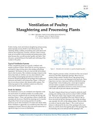 Ventilation of Poultry Slaughtering and Processing Plants - Purdue ...