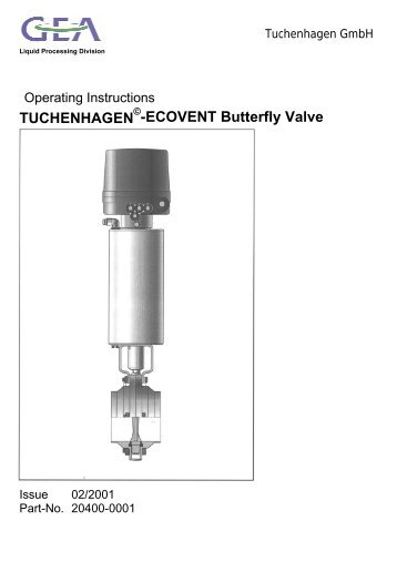 ECOVENT Butterfly Valve - GEA Process Engineering Pty Ltd