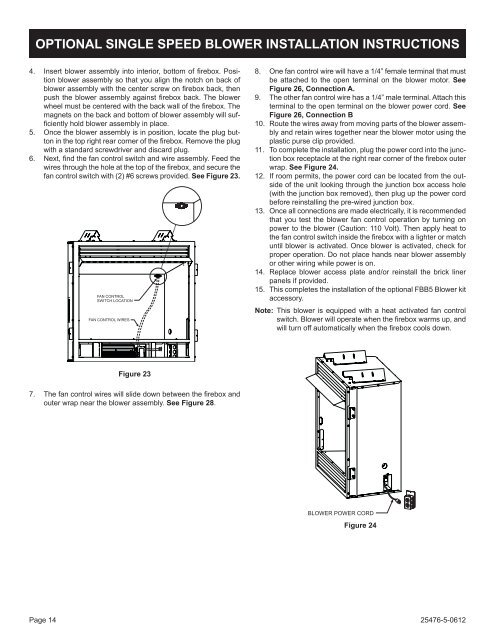 VFD(32,36,42 - White Mountain Hearth