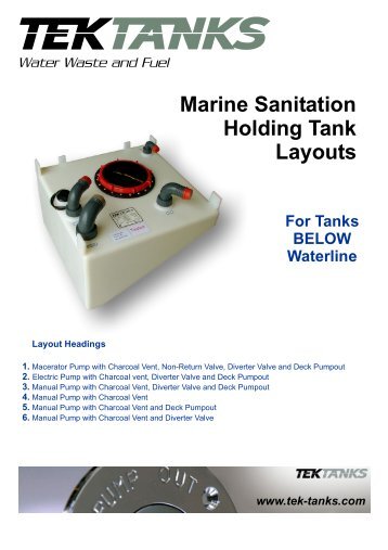 Marine Sanitation Holding Tank Layouts - Tek-Tanks