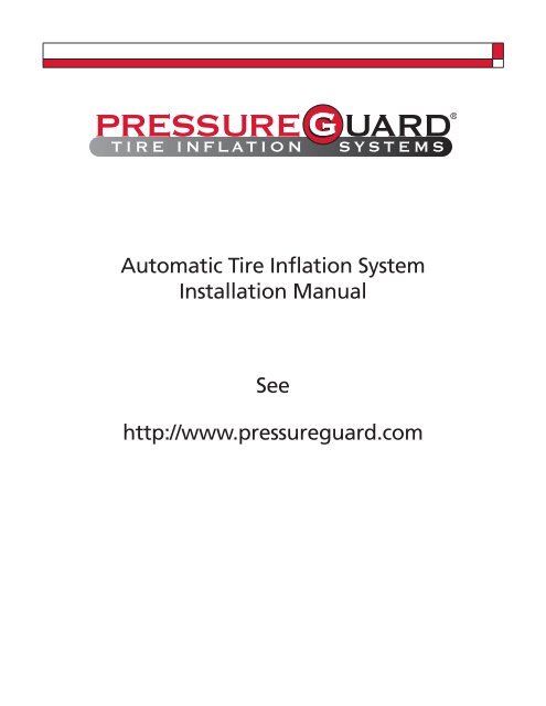 PressureGuard Installation Manual - Fleet Air