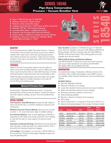 Product Specification Sheet - Protectoseal