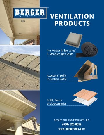 VENTILATION PRODUCTS - Amerimax