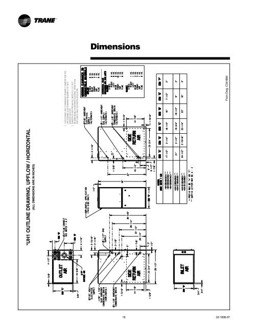 Trane Upflow/ Horizontal, Downflow - Bay Area Services