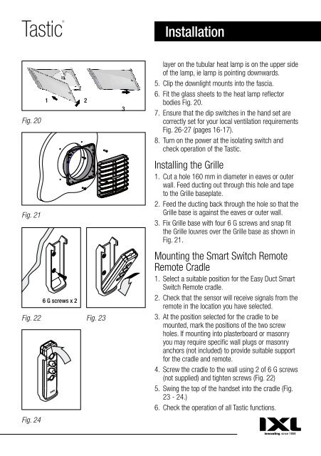 User Guide Heat • Vent • Light - IXL