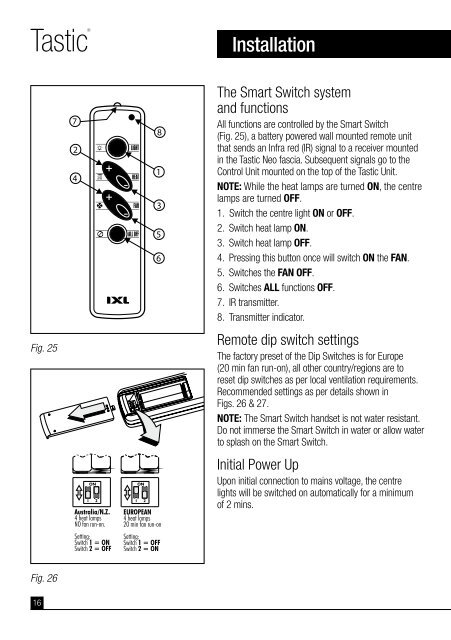 User Guide Heat • Vent • Light - IXL