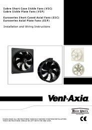 Wiring Diagrams - Vent-Axia