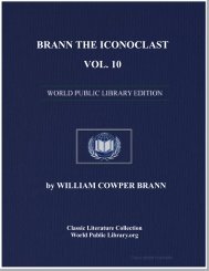 brann the iconoclast, vol. 10 - World eBook Library - World Public ...