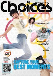 October 2012 Choices Magazine for Teens - Central Narcotics Bureau